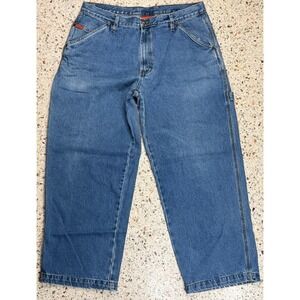 Jeep Teflon Vintage Men's Carpenter Denim Jeans Size 36x30